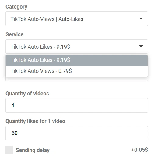 visualizações automáticas do tiktok